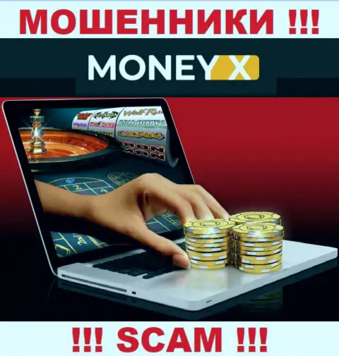 Internet-казино - это направление деятельности мошенников MoneyX