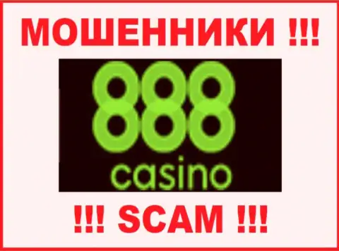 Лого МОШЕННИКА 888Casino