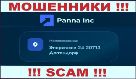 Юридический адрес компании Panna Inc на официальном сайте - фейковый !!! БУДЬТЕ ОЧЕНЬ ОСТОРОЖНЫ !!!