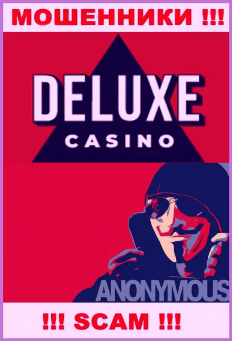 Инфы о прямом руководстве конторы Deluxe Casino нет - так что опасно совместно работать с данными интернет мошенниками