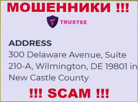 Контора Трасти Валлет расположена в офшоре по адресу: 300 Delaware Avenue, Suite 210-A, Wilmington, DE 19801 in New Castle County, USA - явно интернет-мошенники !!!