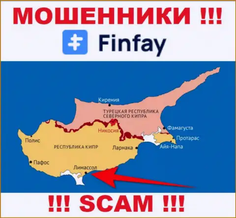 Находясь в оффшоре, на территории Cyprus, ФинФай беспрепятственно лишают денег клиентов