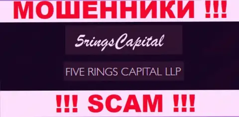 Организация Five Rings Capital находится под крышей компании Фиве Рингс Капитал ЛЛП