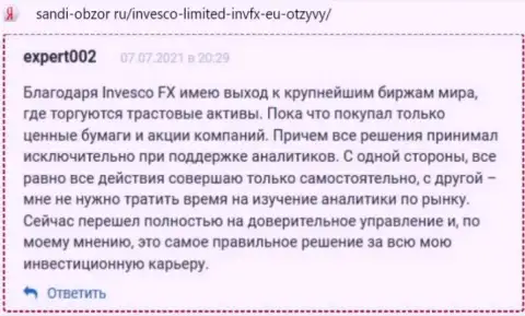 Комменты трейдеров ИНВФИкс относительно условий этой форекс дилинговой компании на сайте Sandi Obzor Ru