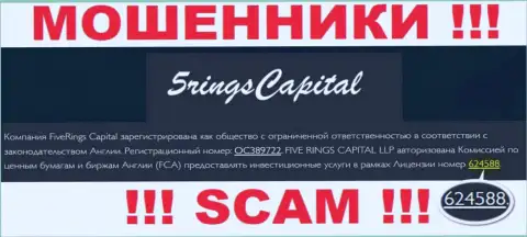FiveRings Capital опубликовали лицензию на сайте, но это не значит, что они не ЛОХОТРОНЩИКИ !!!